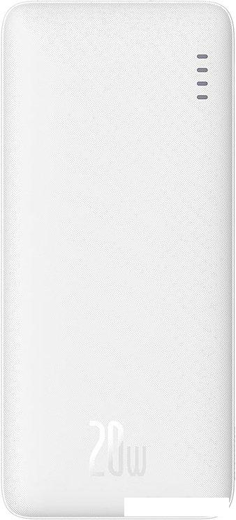 Внешний аккумулятор Baseus Airpow Fast Charge Power Bank 20W 10000mAh (белый)- фото