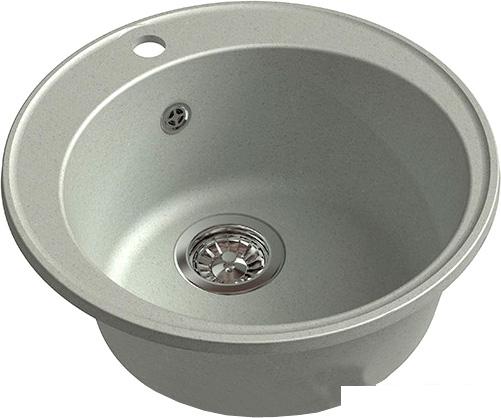 Кухонная мойка GranFest QUARZ Z-08 (серый)- фото2