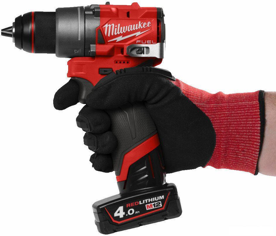 Дрель-шуруповерт Milwaukee M12 FUEL M12FDD2-402X 4933479874 (с 2-мя АКБ 4 Ач, кейс)- фото4