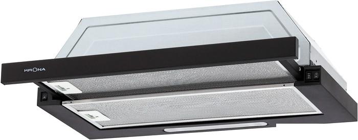 Кухонная вытяжка Krona Kerry 600 Black PB (черный)- фото