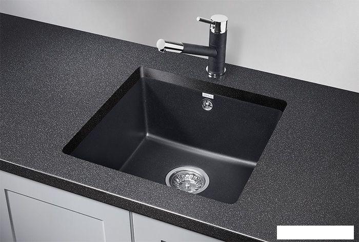 Кухонная мойка Granula GR-4451 (шварц)- фото2