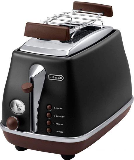 Тостер DeLonghi CTOV 2103.BK- фото