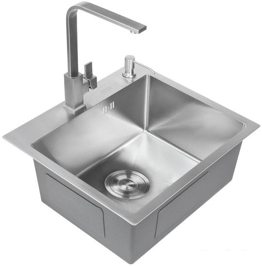 Кухонная мойка Avina HM5045 (нержавеющая сталь)- фото3