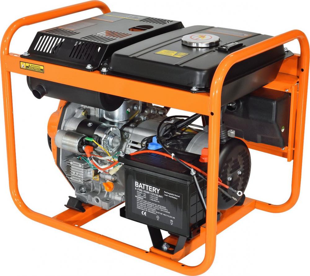 Дизельный генератор Carver PPG-5000DE- фото2