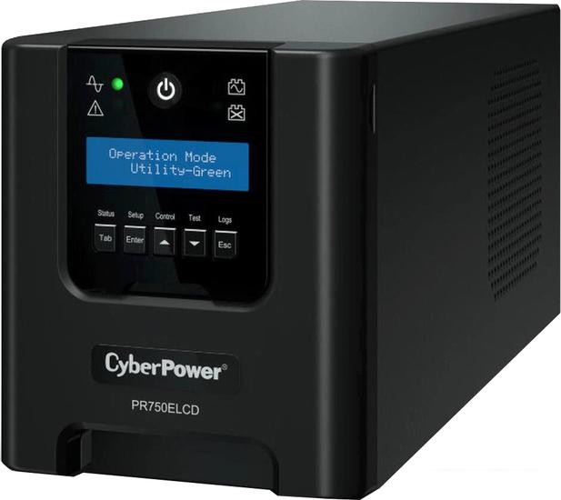 Источник бесперебойного питания CyberPower Professional Tower PR750ELCD- фото