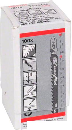 Набор пильных полотен Bosch 2608633A42 (100 шт)