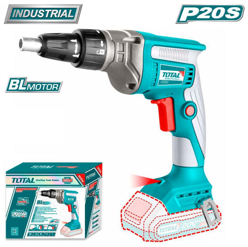 Шуруповерт для гипсокартона Total TDSLI2042006 (без АКБ)- фото