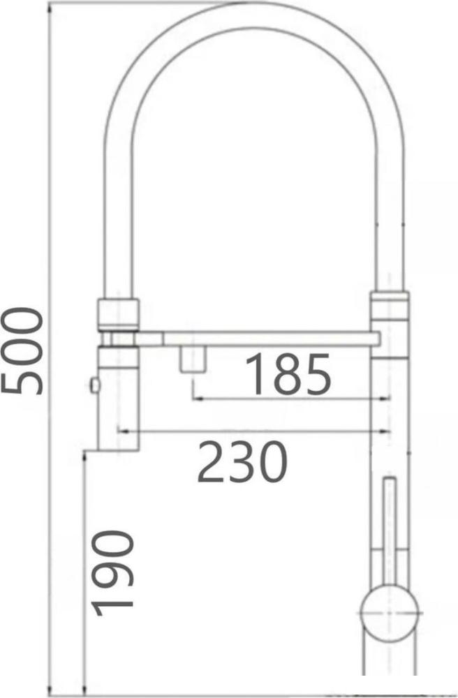 Смеситель Gross Aqua Neosteel 3188611SSB- фото2