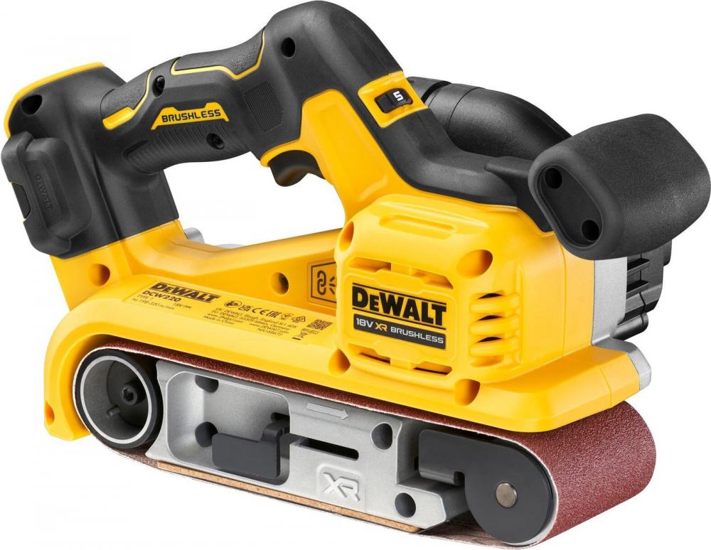 Ленточная шлифмашина DeWalt DCW220NT (без АКБ, кейс)- фото2