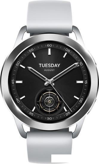 Умные часы Xiaomi Watch S3 M2323W1 (серебристый/серый, международная версия)- фото2