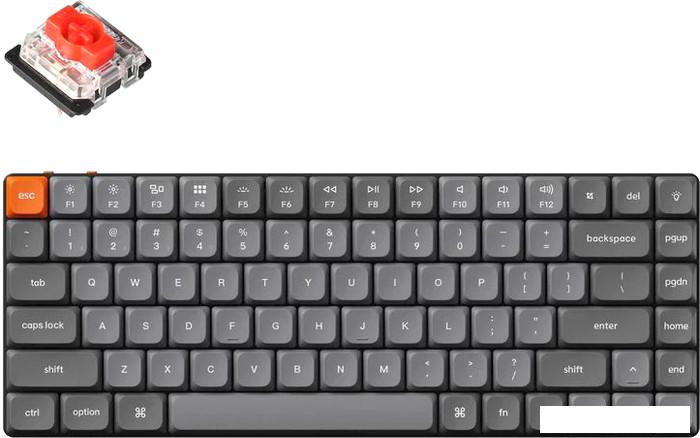 Клавиатура Keychron K3 Max RGB K3M-B1-RU (Gateron Low Profile Red)- фото