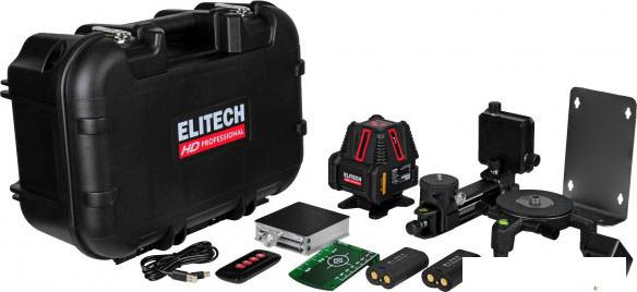 Лазерный нивелир ELITECH HD Professional HD LN 8D Green 204735- фото