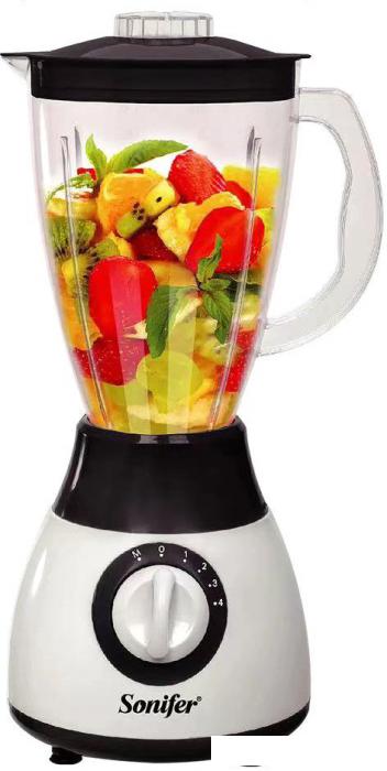 Стационарный блендер Sonifer SF-8010 (белый/черный)