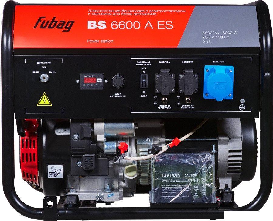Бензиновый генератор Fubag BS 6600 A ES 646281- фото3