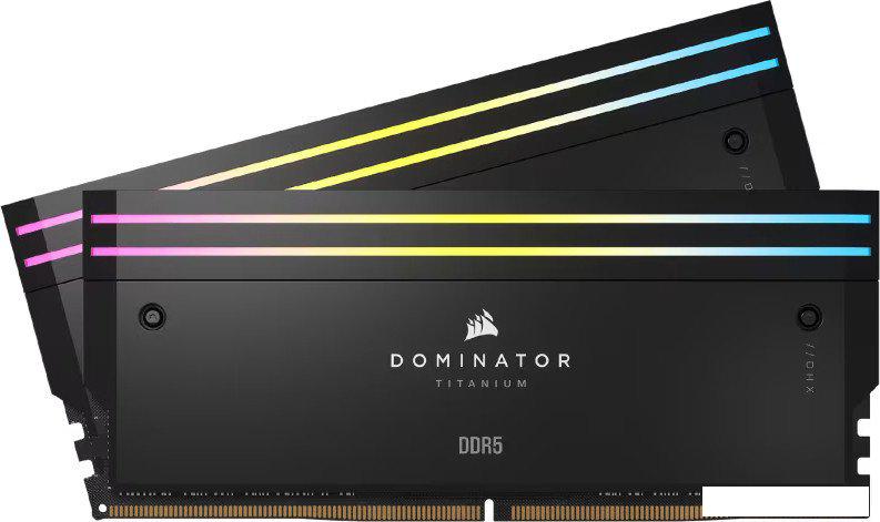 Оперативная память Corsair Dominator Titanium RGB 2x48ГБ DDR5 6600 МГц CMP96GX5M2B6600C32- фото