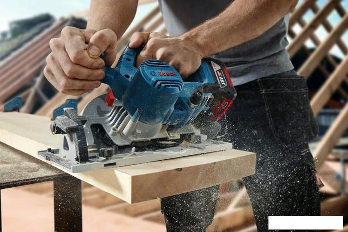 Дисковая (циркулярная) пила Bosch GKS 185-LI Professional 06016C1223 (с 1-м АКБ)- фото4