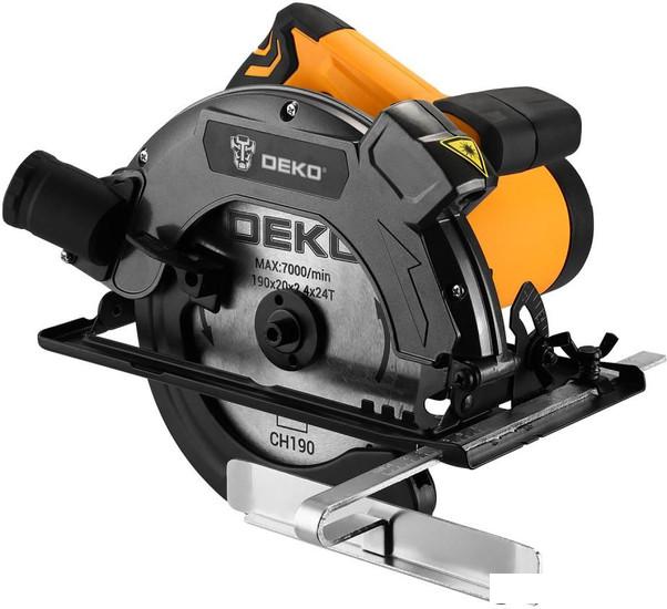 Дисковая (циркулярная) пила Deko DKCS1800-190 Laser 083-1011- фото2