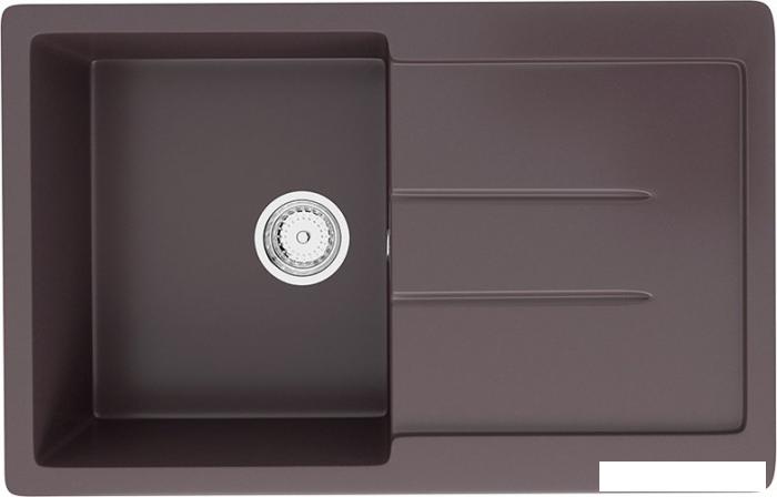 Кухонная мойка Ulgran U-507 (345 шоколад)- фото