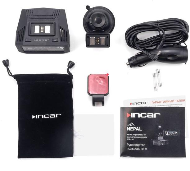 Видеорегистратор-радар детектор-GPS информатор (3в1) Incar SDR-245 Nepal / GPS- фото4