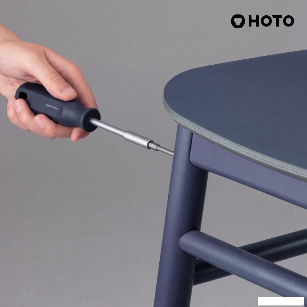 Дрель-шуруповерт HOTO 12V Brushless Drill Kit QWDZGJ001 (с АКБ, кейс, набор инструментов)- фото4