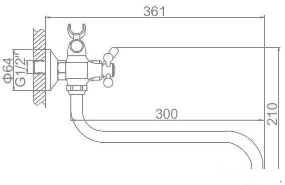Смеситель Ledeme L2208 L2208