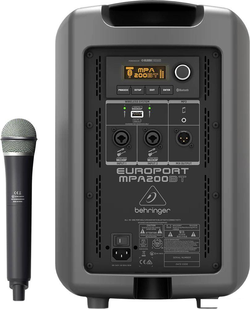Активная акустика Behringer MPA200BT- фото2