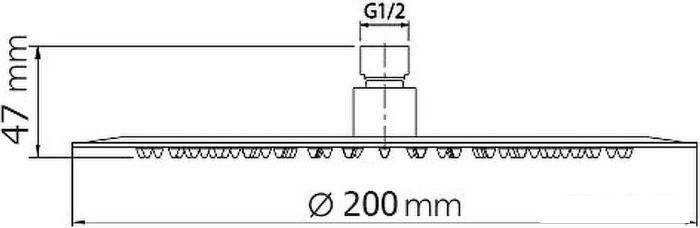 Верхний душ WeltWasser HS 20R- фото2
