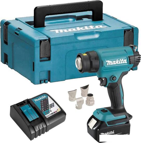 Промышленный фен Makita DHG181RT1J (с 1-им АКБ, кейс)- фото