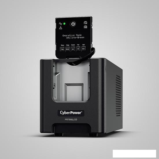 Источник бесперебойного питания CyberPower Professional Tower PR750ELCD- фото3
