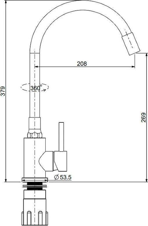 Смеситель Splenka S201.4408.03- фото2