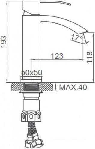 Смеситель Ledeme L71017- фото4