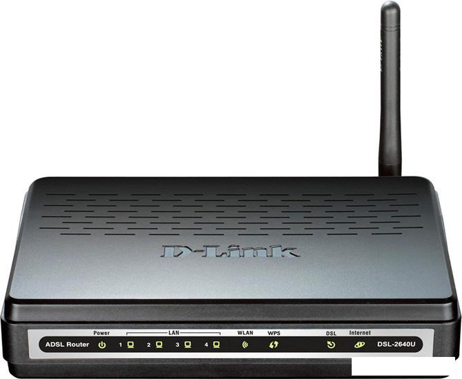 Беспроводной DSL-маршрутизатор D-Link DSL-2640U- фото