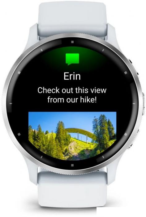 Умные часы Garmin Venu 3 (белый, с силиконовым ремешком)- фото4