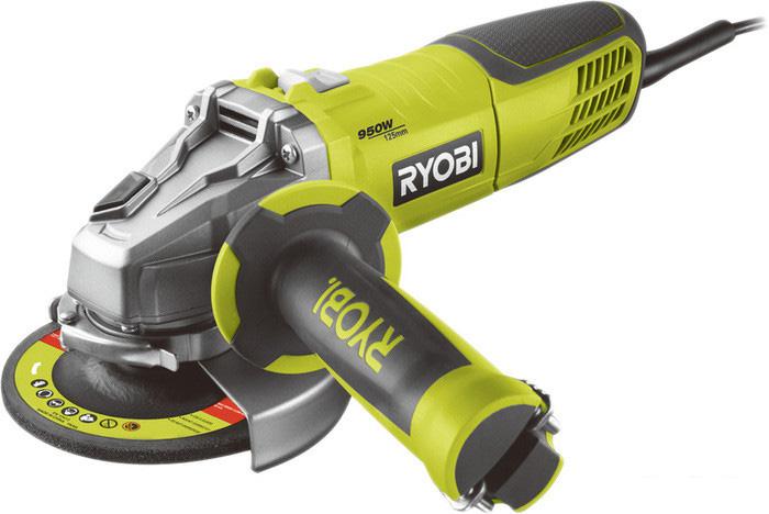 Угловая шлифмашина Ryobi RAG950-125S [5133002495]- фото