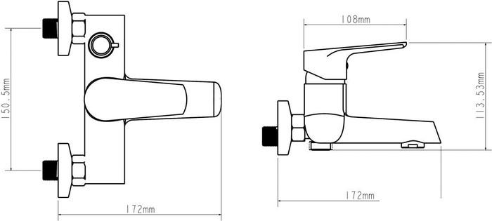 Смеситель Econoce EC0281WT- фото2