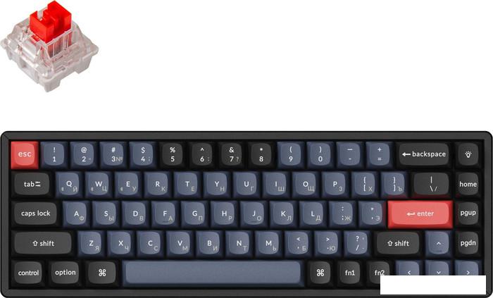 Клавиатура Keychron K6 Pro RGB K6P-J3-RU (Keychron K Pro Brown)- фото2