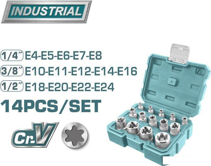 Набор головок слесарных Total THKTETS0114- фото2