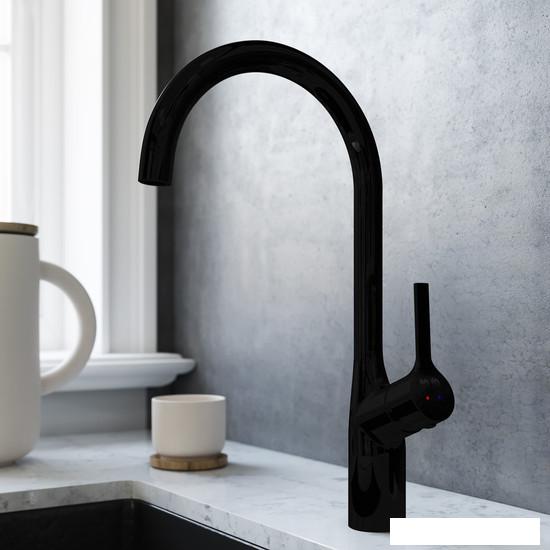 Смеситель AM.PM Spike F9S07022 (черный)- фото4