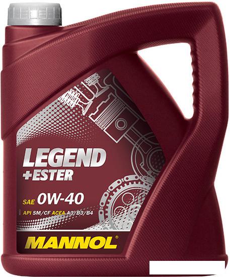 Моторное масло Mannol LEGEND+ESTER 0W-40 4л