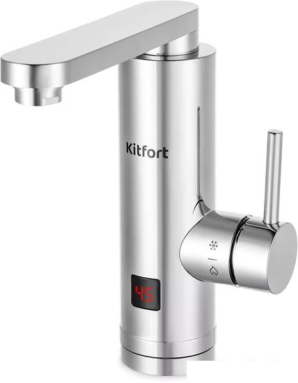 Проточный электрический водонагреватель-кран Kitfort KT-4029- фото