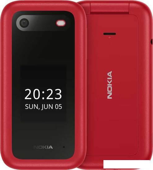Кнопочный телефон Nokia 2660 (2022) TA-1469 Dual SIM (красный)- фото