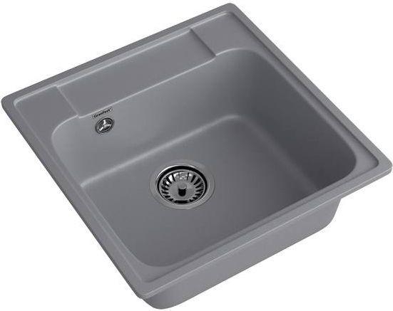Кухонная мойка GranFest QUARZ GF-Z48 (темно-серый)- фото2