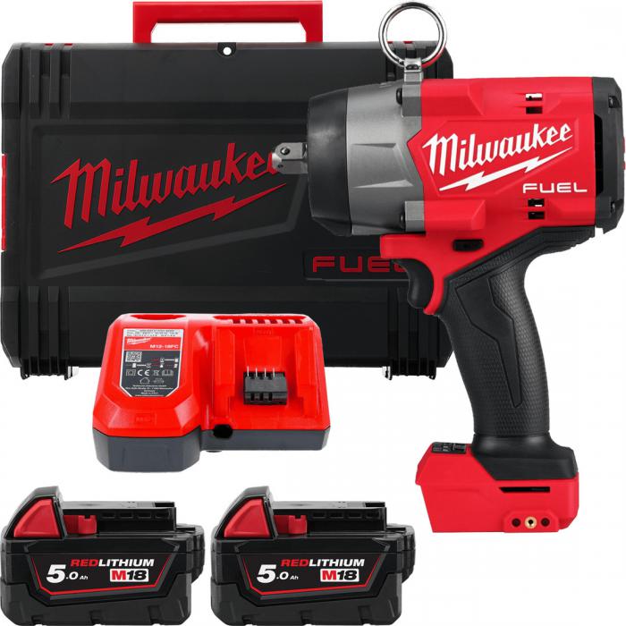 Гайковерт Milwaukee M18 FUEL M18FHIW2P12-502X 4933492786 (с 2-мя АКБ, кейс)- фото
