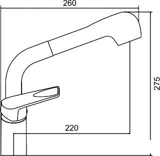 Смеситель Ledeme H40 L6040- фото2