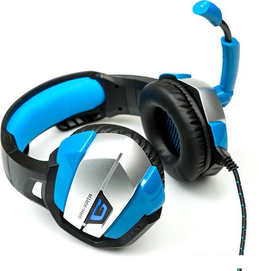 Наушники с микрофоном Dialog Gan-Kata HGK-37L (синий)- фото2