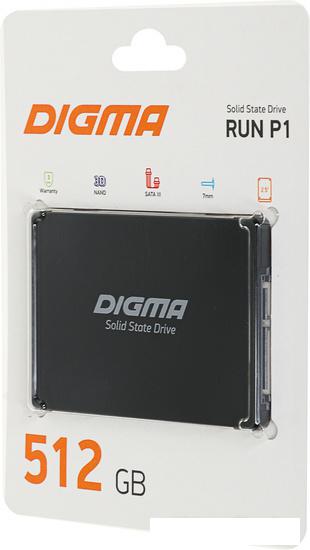 SSD Digma Run P1 512GB DGSR2512GP13T- фото3