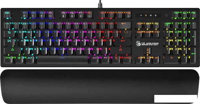 Клавиатура A4Tech Bloody B825R (Light Strike Red)- фото
