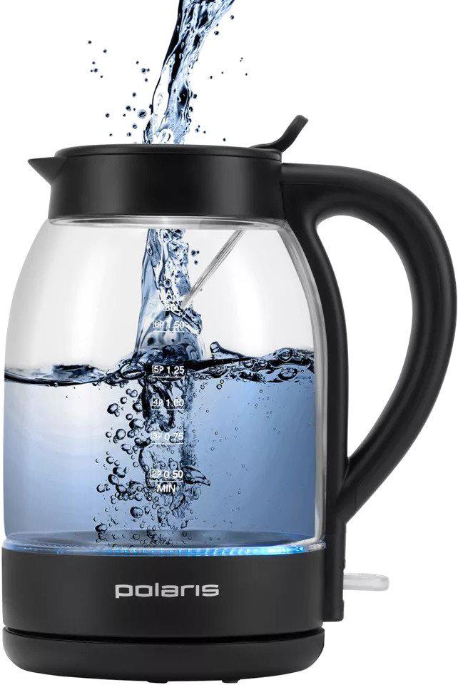 Электрический чайник Polaris PWK 1797CGL Water Way Pro (черный)- фото