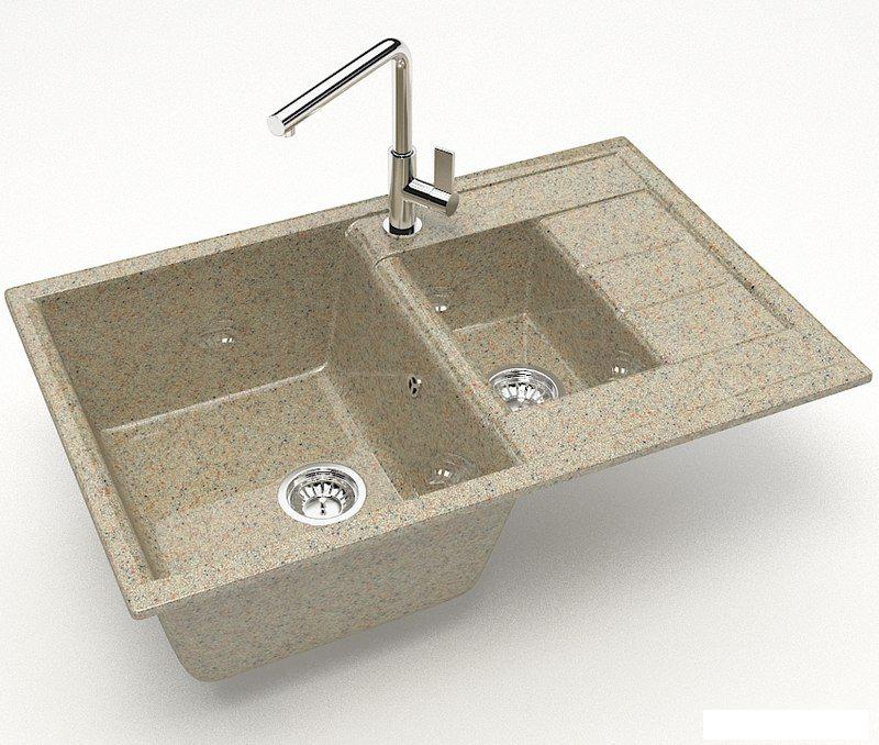 Кухонная мойка MARRBAXX 210/Q5 F210Q005 (песочный)- фото2