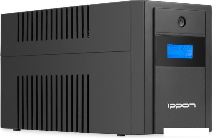 Источник бесперебойного питания IPPON Back Basic 1200 LCD Euro- фото3